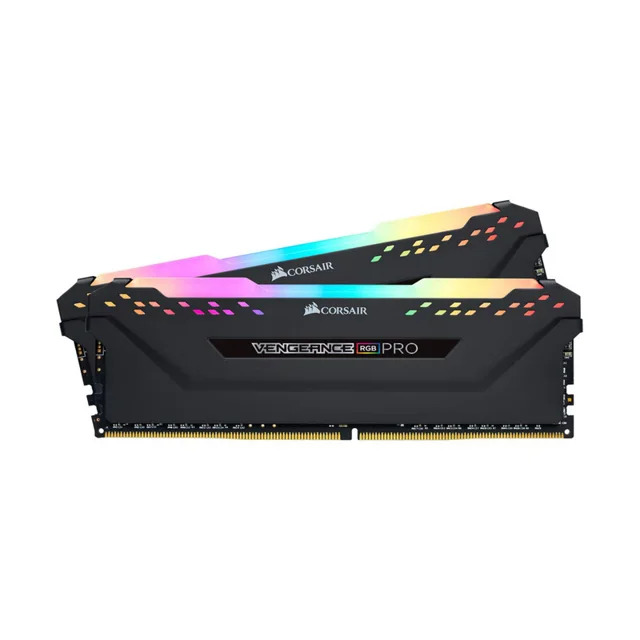 رم دسکتاپ کورسیر مدل VENGEANCE RGB PRO DDR4 دوکاناله 32 گیگابایت 3200 مگاهرتز تایمینگ CL16 102716400